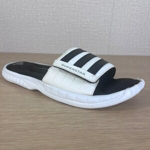 Adidas Superstar 3G Mens Slide Sandals Black White G61951 Size 12